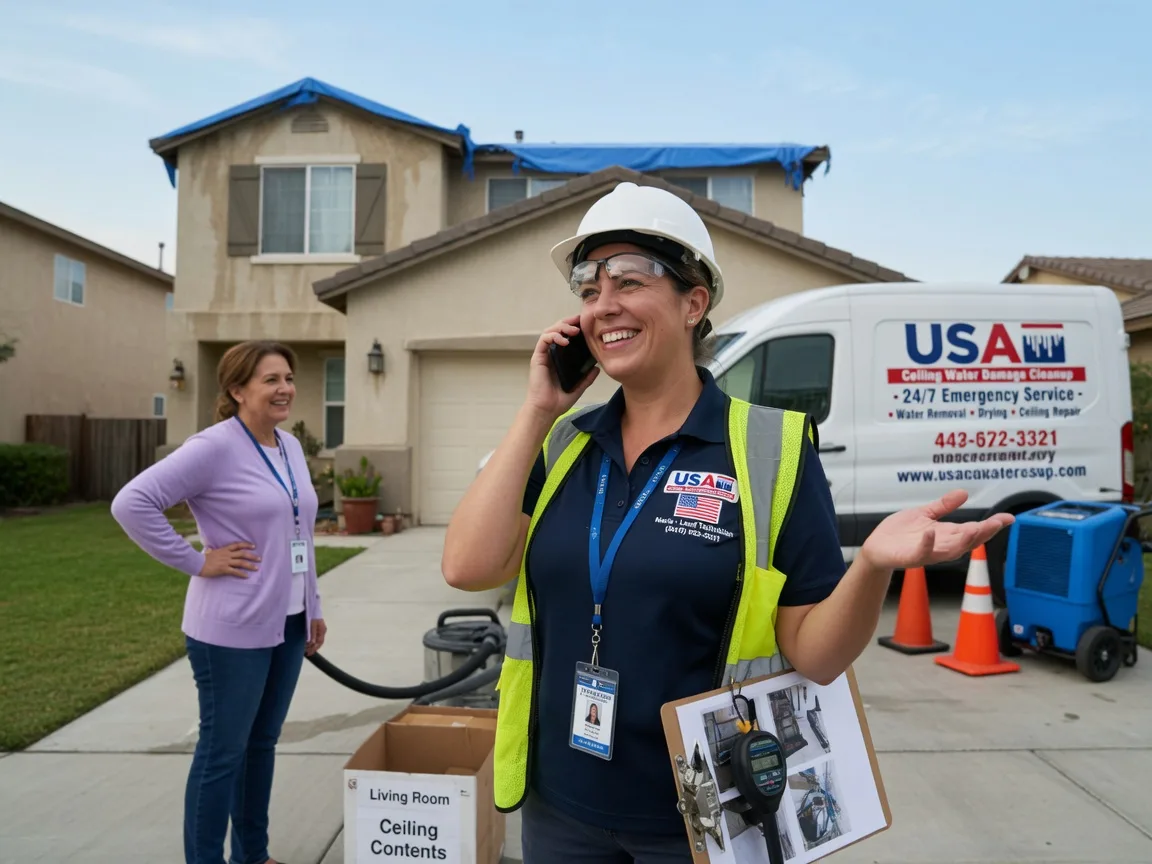 Ceiling Water Damage Restoration Ariel, WA FAQs
